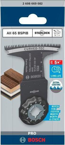 Productafbeelding Bosch Professional Zubehör PRO AII 65 BSPIB mes voor multifunctioneel gereedschap, 65 x 40 mm