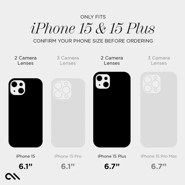 Produktbild Case-Mate iPhone 15 (1 Stück, Apple iPhone 15)