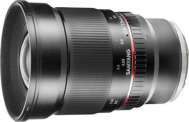 Productafbeelding Samyang 16mm f/2-23MFT (Micro Vier Derde, APS-C / DX)