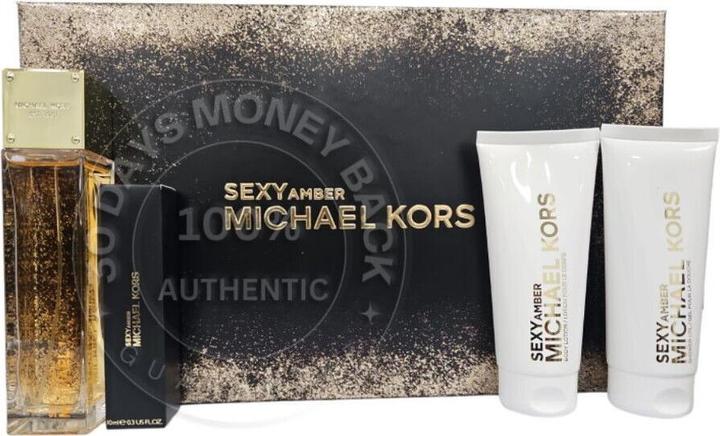 Immagine prodotto Michael Kors Sexy Amber Eau de Parfum 100ml EDP 10ml SG 100ml BL 100ml - Confezione da 4 (Eau de parfum, 100 ml)