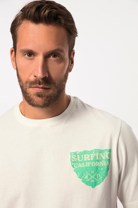 Image du produit JP1880 T-shirt manches courtes, col rond et imprimé sur la poitrine - jusqu'au 8XL (6XL)