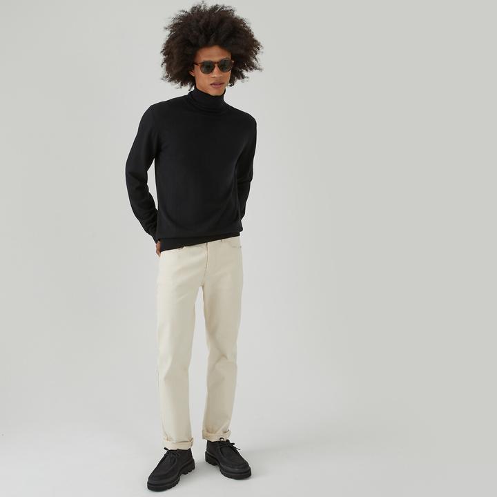 Actual product image La Redoute Collections 100% Merino Wool Turtleneck Sweater (L)