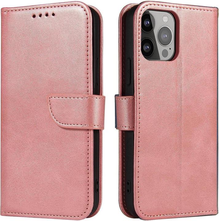 Image du produit Hurtel Magnet Case case for iPhone 14 Pro Max flip cover wallet stand pink (Apple iPhone 14 Pro Max)