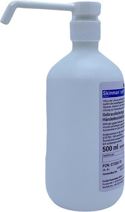 Actual product image Ecolab SKINMAN SOFT PROTECT (n) Disp 500 ml (500 ml)