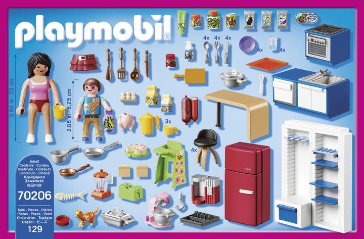 Image du produit Playmobil Cuisine familiale (70206, Maison de poupée Playmobil)
