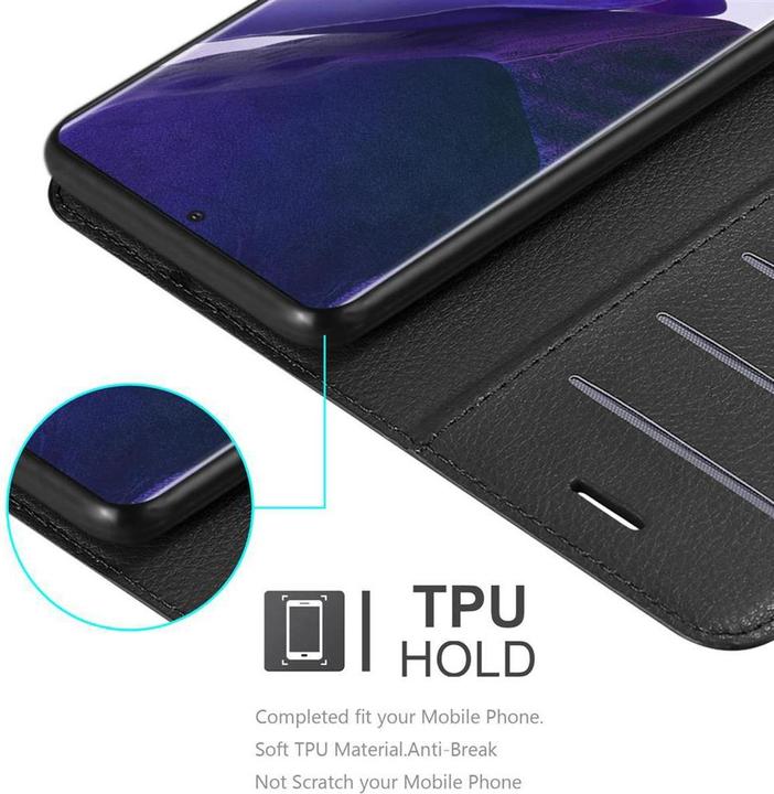 Actual product image Cadorabo Book with stand function cover (Samsung Galaxy Note 20+)