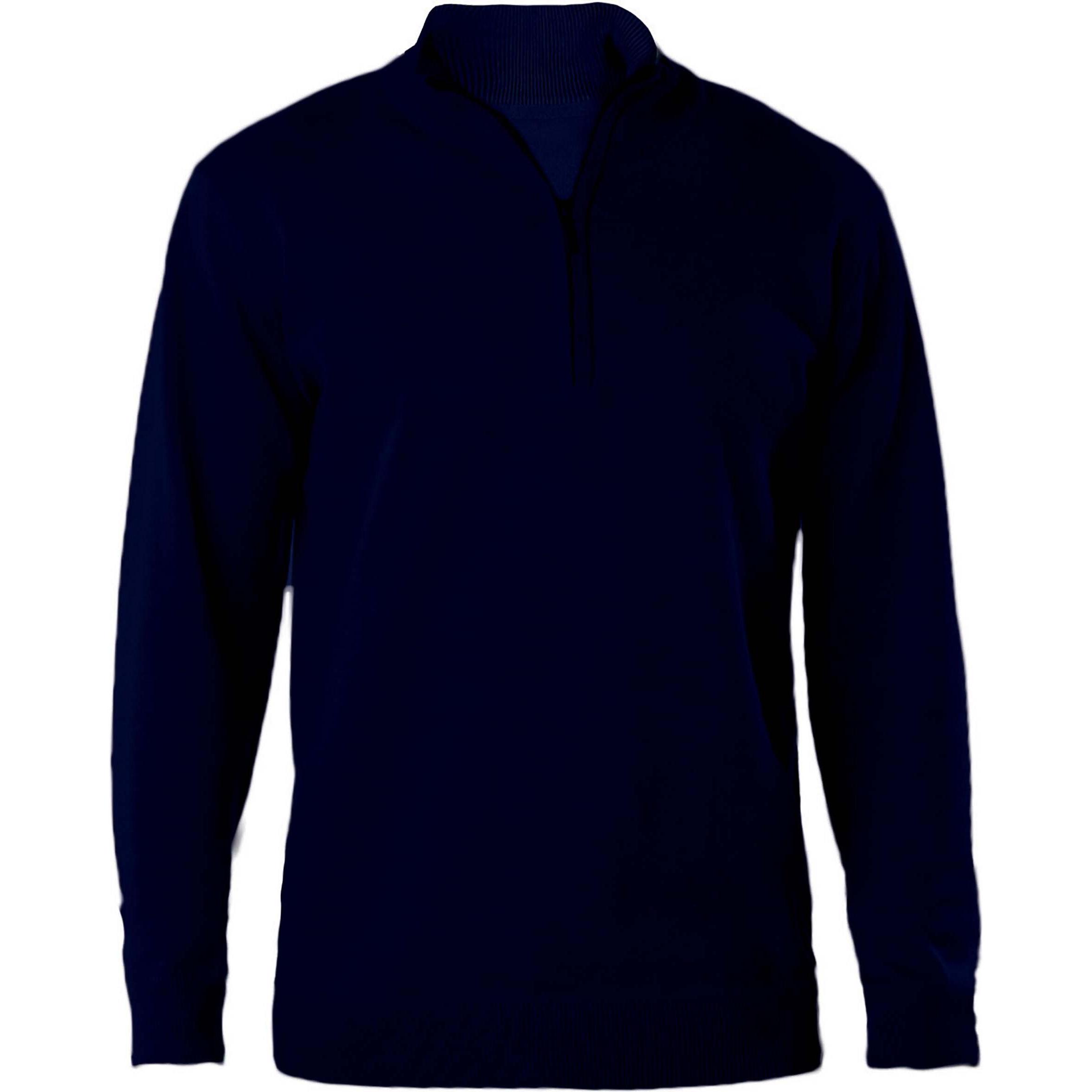 Thumbnail - Kariban, Pullover, 1/4 Zip, Schwarz, (4XL)