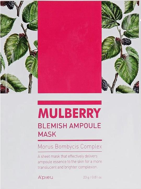 A'Pieu Mulberry Blemish Ampoule Mask