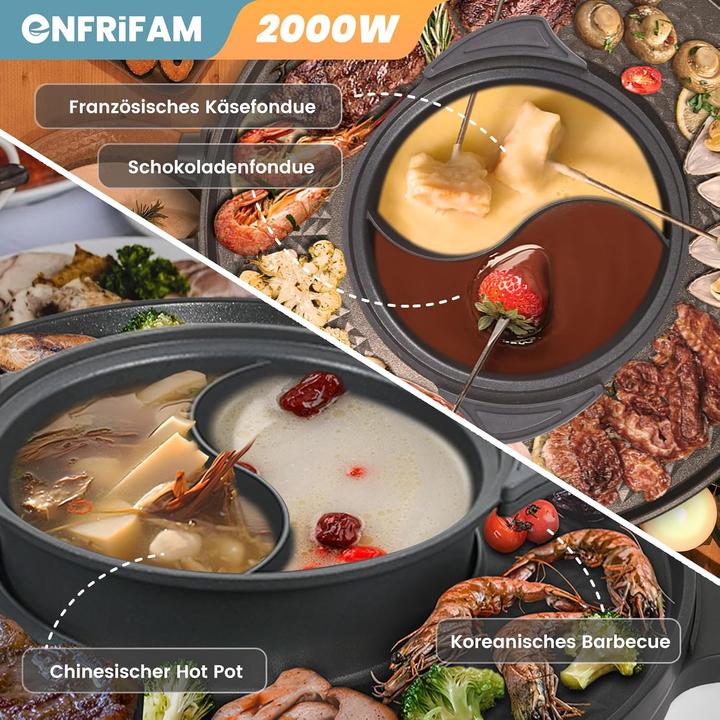 Produktbild Enfrifam Hot Pot & Raclette Grill