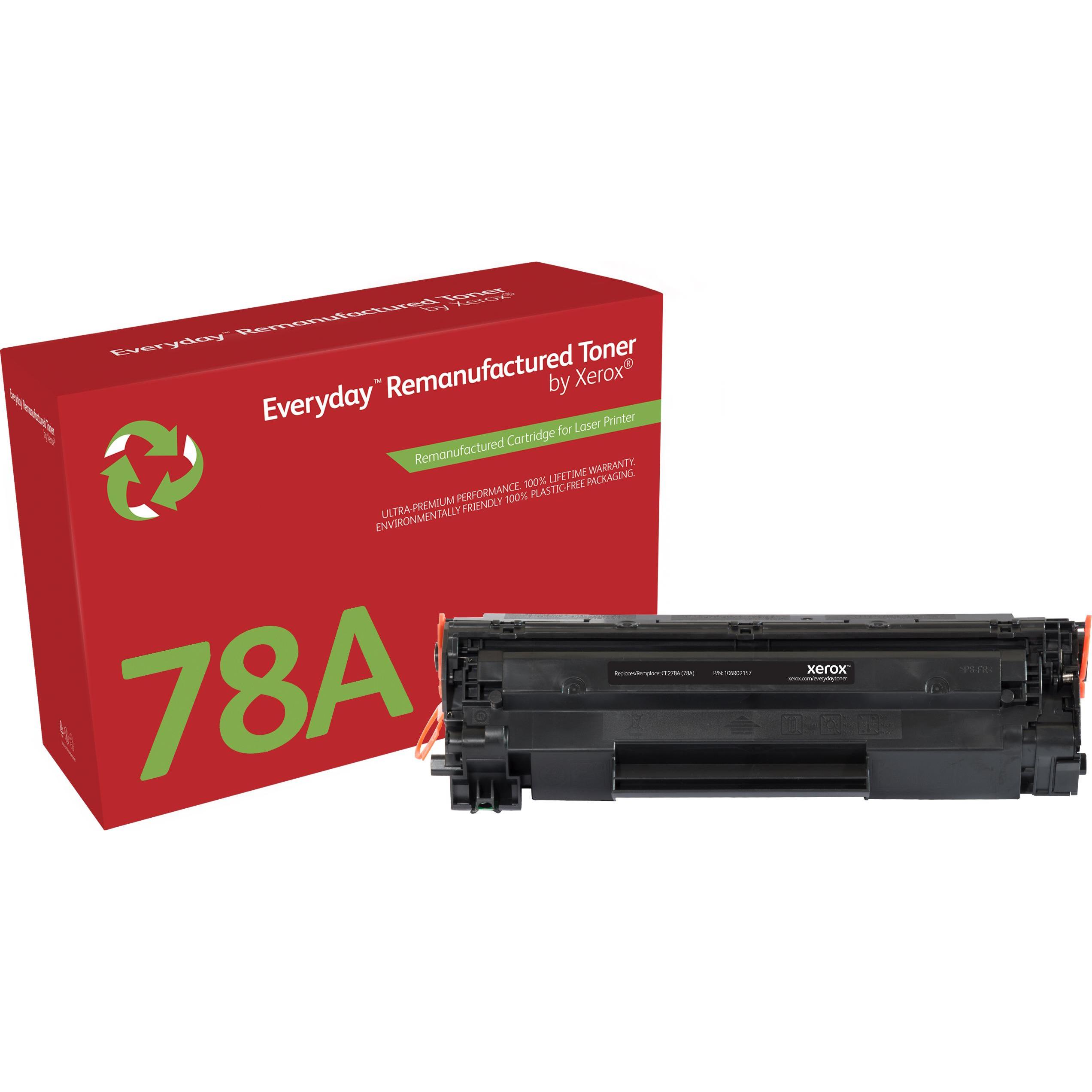 Xerox, Toner, Black toner cartridge. Equivalent to HP CE278A. Compatible with HP LaserJet M1536 MFP (B)