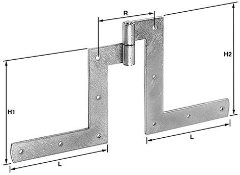 Actual product image Werkstarck Angle hinge punched