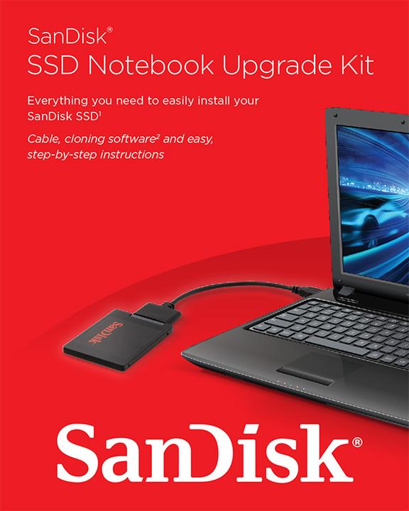 Image du produit SanDisk Kit de mise à niveau des ordinateurs portables SSD