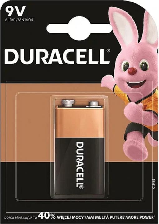 Actual product image Duracell 6LR61 disposable battery 9V alkaline (1 pcs., AA)