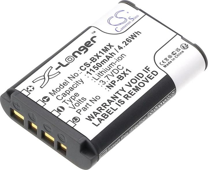 Sony Akku kompatibel zu NP-BX1 Li-Ion 1150mAh (Kamera Akku)