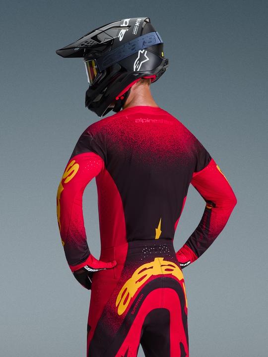 Actual product image Alpinestars Jersey Supertech Scenz Red (S)