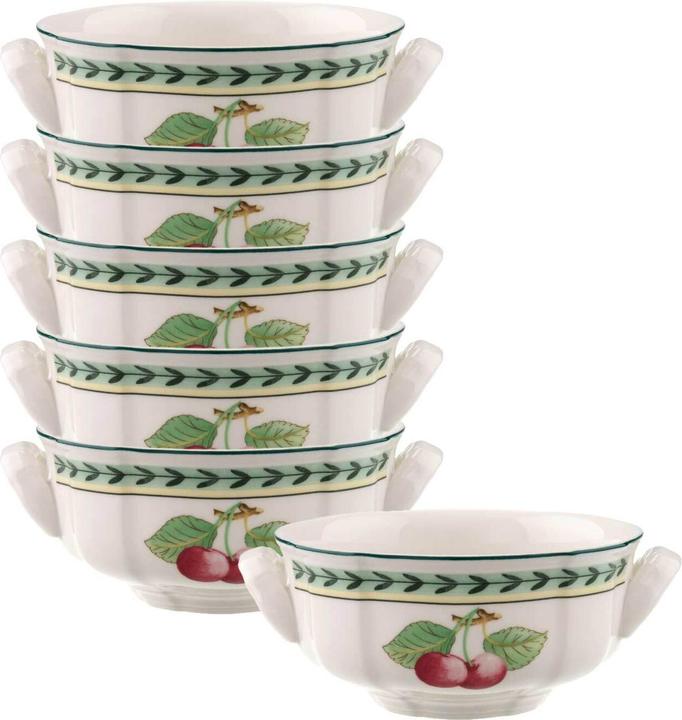 Actual product image Villeroy & Boch Multipack French Garden Fleurence Soup Oval Cup - 6 pieces (240 ml, 6 x)
