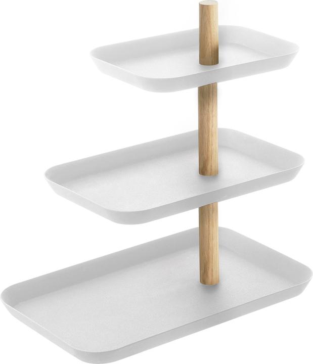 Actual product image Yamazaki 3-stöckiger Schmuckständer mit drehbaren Ablagen RIN