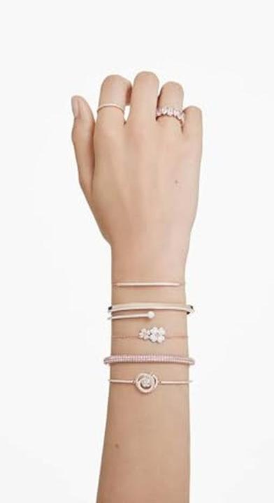 Image du produit Swarovski Vittore Bague ronde or blanc rose (55)