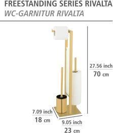 Immagine prodotto Wenko Set WC a pavimento Rivalta gold