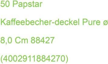 Productafbeelding Papstar 88427 Bekerdeksel (e) in doos (50 x)