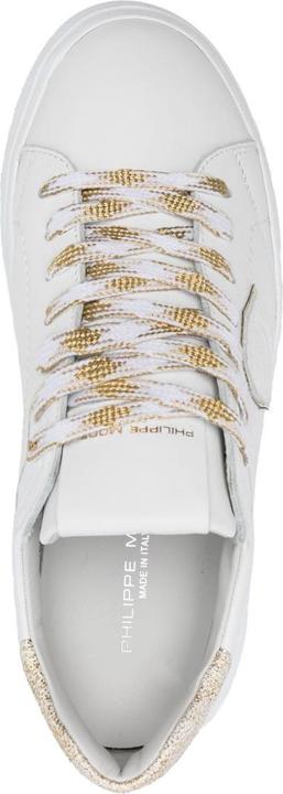 Immagine prodotto Philippe Model temple leather sneakers color white/gold (37)