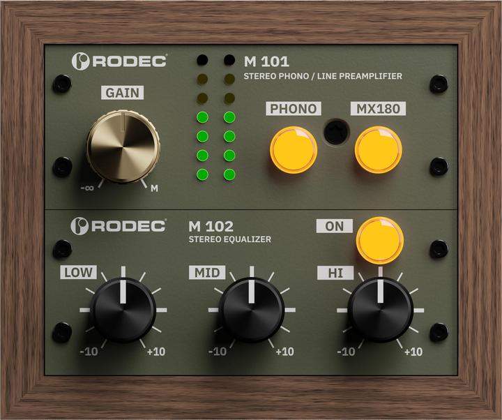 Produktbild Rodec BUNK 01 WALNUT / GREEN (Studio- und Livemixer)
