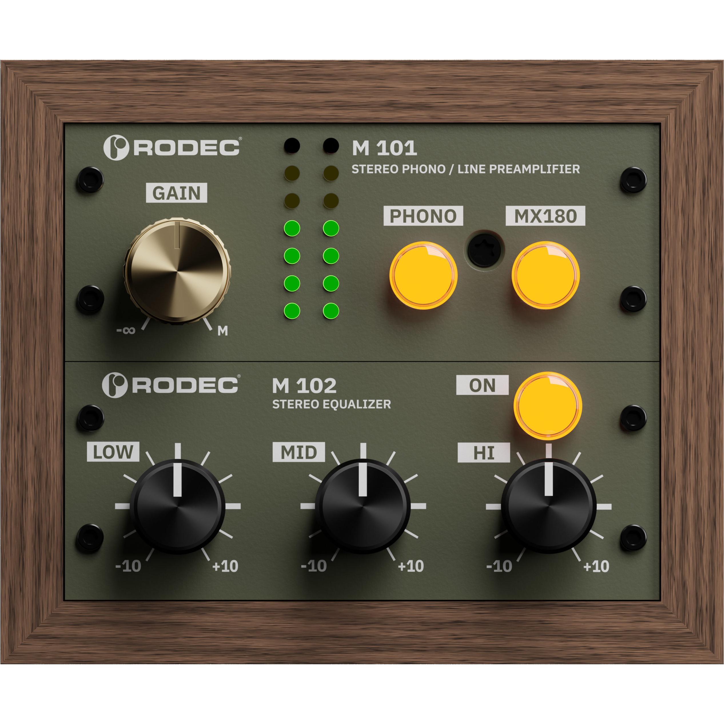 Rodec CUCCETTA 01 NOCE / VERDE (Mixer da studio e live), Mixer audio, Verde