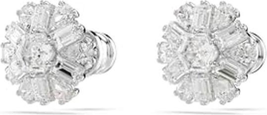 Immagine prodotto Swarovski Orecchini a perno Idyllia, vari tagli, fiocco di neve bianco (Metallo Swarovski)