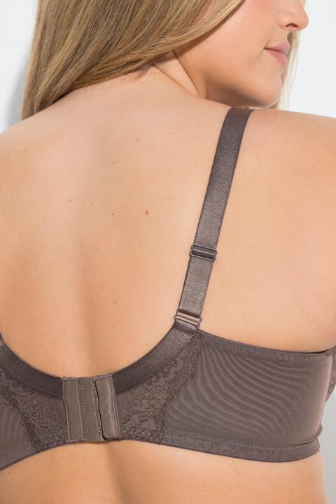 Actual product image Ulla Popken Lace Panel Underwire Bra (Single pack, 85 B)