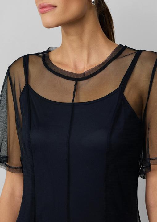Produktbild S.Oliver Kleid Midikleid aus Mesh mit Unterkleid (36)