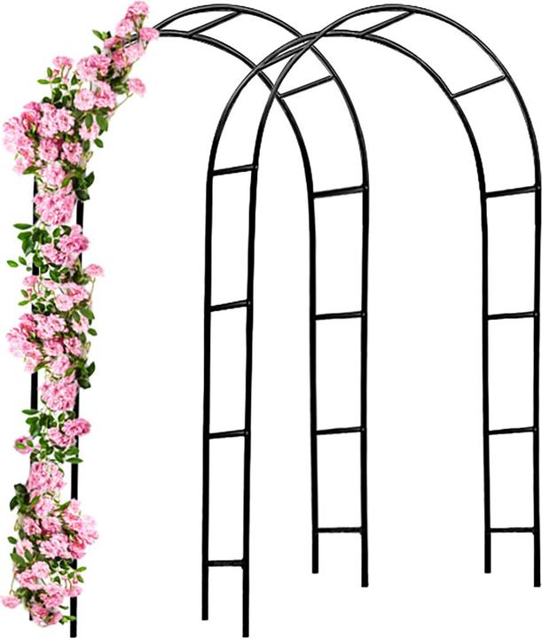 Deuba Set of 2 Garden arches (240 cm, 140 cm)