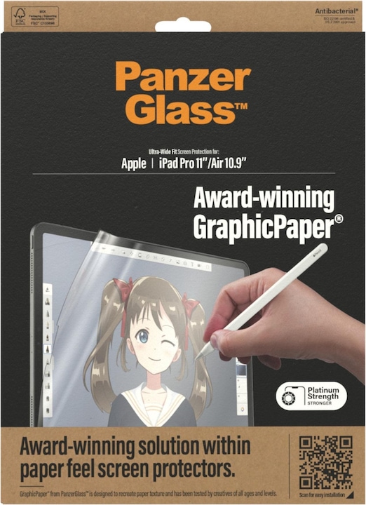 Productafbeelding PanzerGlass GraphicPaper Casefriendly AB (1 Stuk, iPad Pro 11 2020 (2e generatie), iPad Air 2020 (4e generatie), iPad Air 2022 (5e gen))