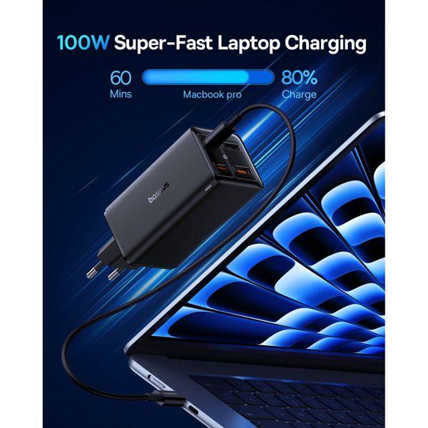 Produktbild Baseus GaN6 Pro Fast Wall Charger (100 W, 4 Ports)