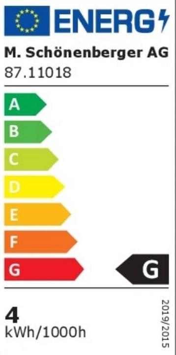 Energy Label Illurbana Glow Home standing (E27, 300 lm, 1 x)