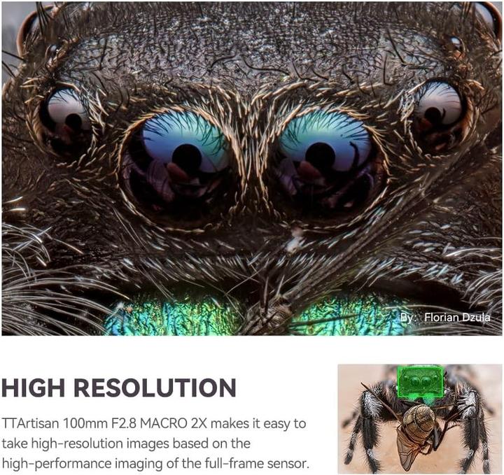 Image du produit TTArtisan Macro 100mm F2.8 Sony E (Sony E, Plein format)