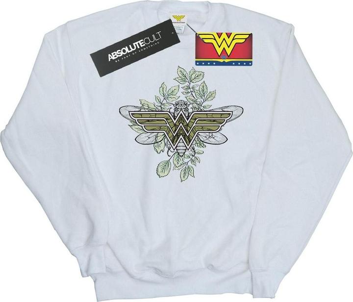 Actual product image Womens/Ladies Wonder Woman Butterfly Logo Sweatshirt (S)