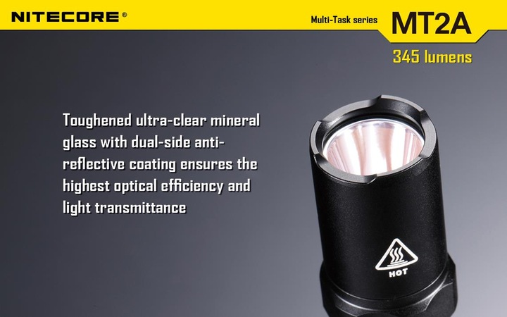 Actual product image Nitecore Mt2a (15.50 cm, 345 lm)