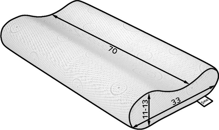 Image du produit ELTAP Poduszka Termoelastyczna profilowana VP (49 x 36 x 10,5 cm)
