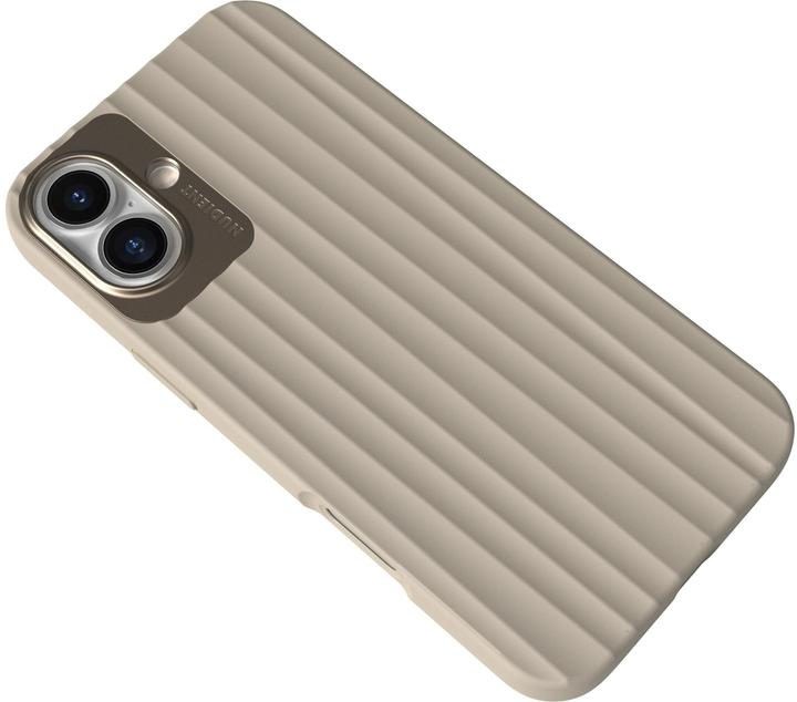 Produktbild Nudient Back Cover Bold MagSafe iPhone 16 Plus Linen Beige (Apple iPhone 16 Plus)