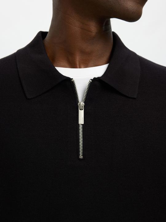 Actual product image Selected Homme Slhteller Fn Relaxed Half Zip Polo Noos (M)