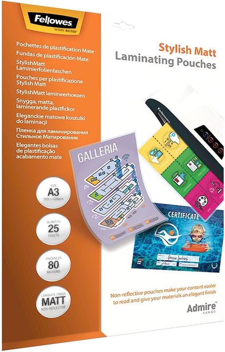 Actual product image Fellowes Amire Stylish (A3, 25 pcs., 80 µm)