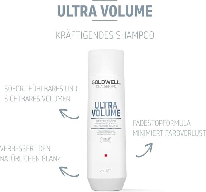 Immagine prodotto Goldwell Shampoo Bodificante Ultra Volume Dualsenses (250 ml, Shampoo liquido)