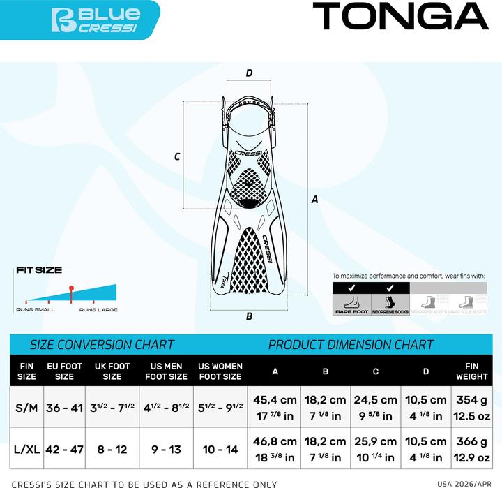 Immagine prodotto Cressi Tonga (42 - 47)
