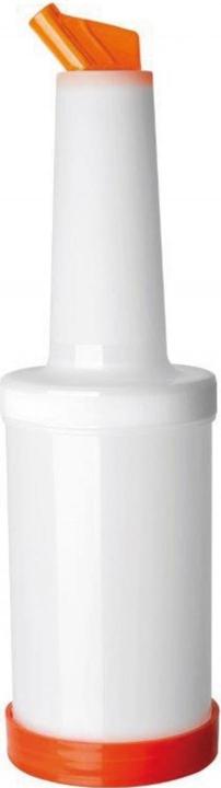 Piazza Speed Bottle 1lt con versatore arancione (Beccuccio dosatore + versatore)
