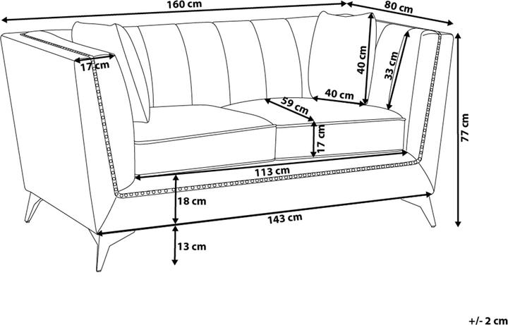 Produktbild Beliani Gaula (2-Sitzer, 3-Sitzer)