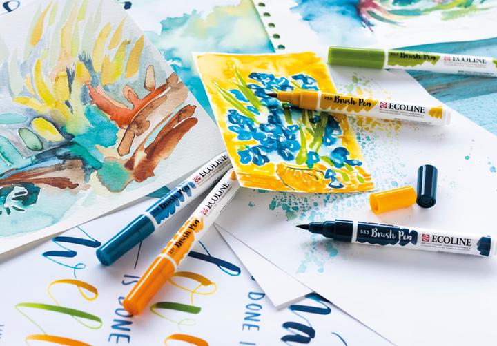 Image du produit Talens Pinceau Ecoline (Bleu foncé, Bleu outremer, 1 x)