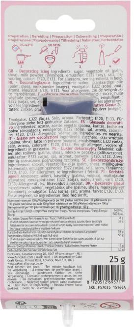 Actual product image FunCakes Schokoladenstift Violett