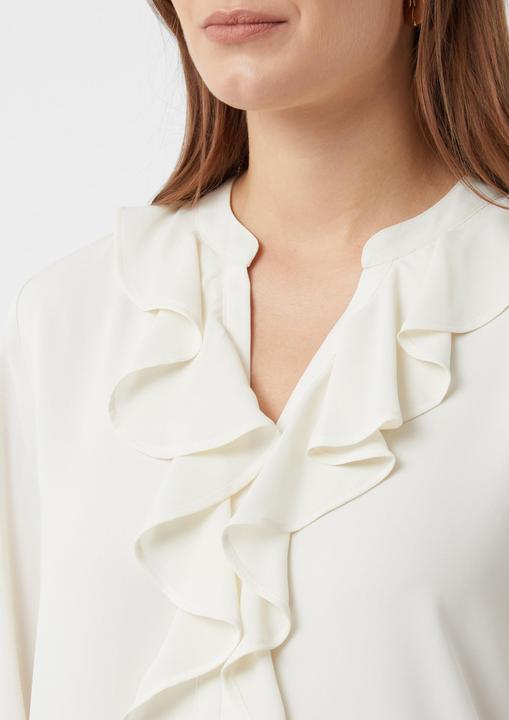 Immagine prodotto Comma Bluse Chiffonbluse mit Volant-Ausschnitt (44)