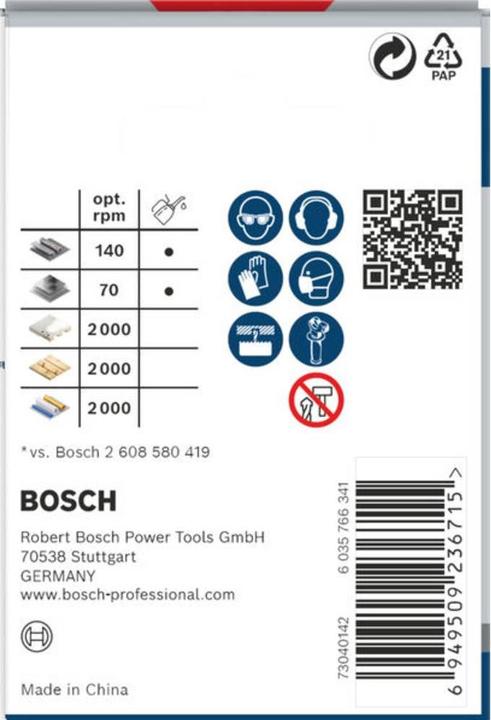 Actual product image Bosch Professional Zubehör PRO Multi material hole saw, 60 mm, with thread (60 millimetres)
