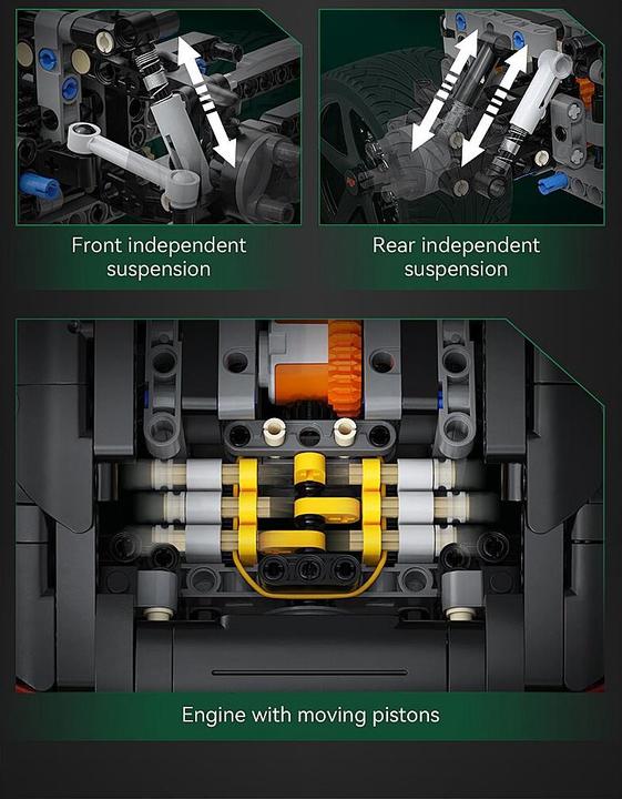 Image du produit Cada RUF GT 1:10 schwarz Bricks